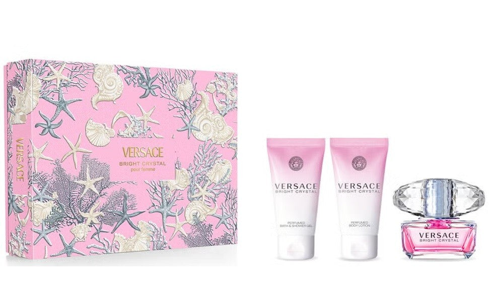 Versace Bright Crystal Eau De Toilette 50ml Gift Set