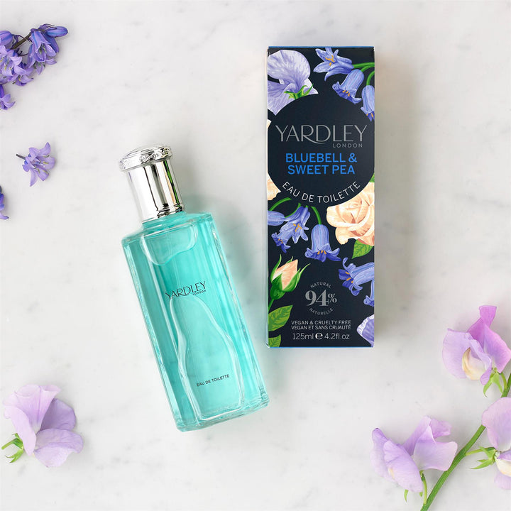 YARDLEY BLUEBELL AND SWEETPEA 125ML EDT SPRAY