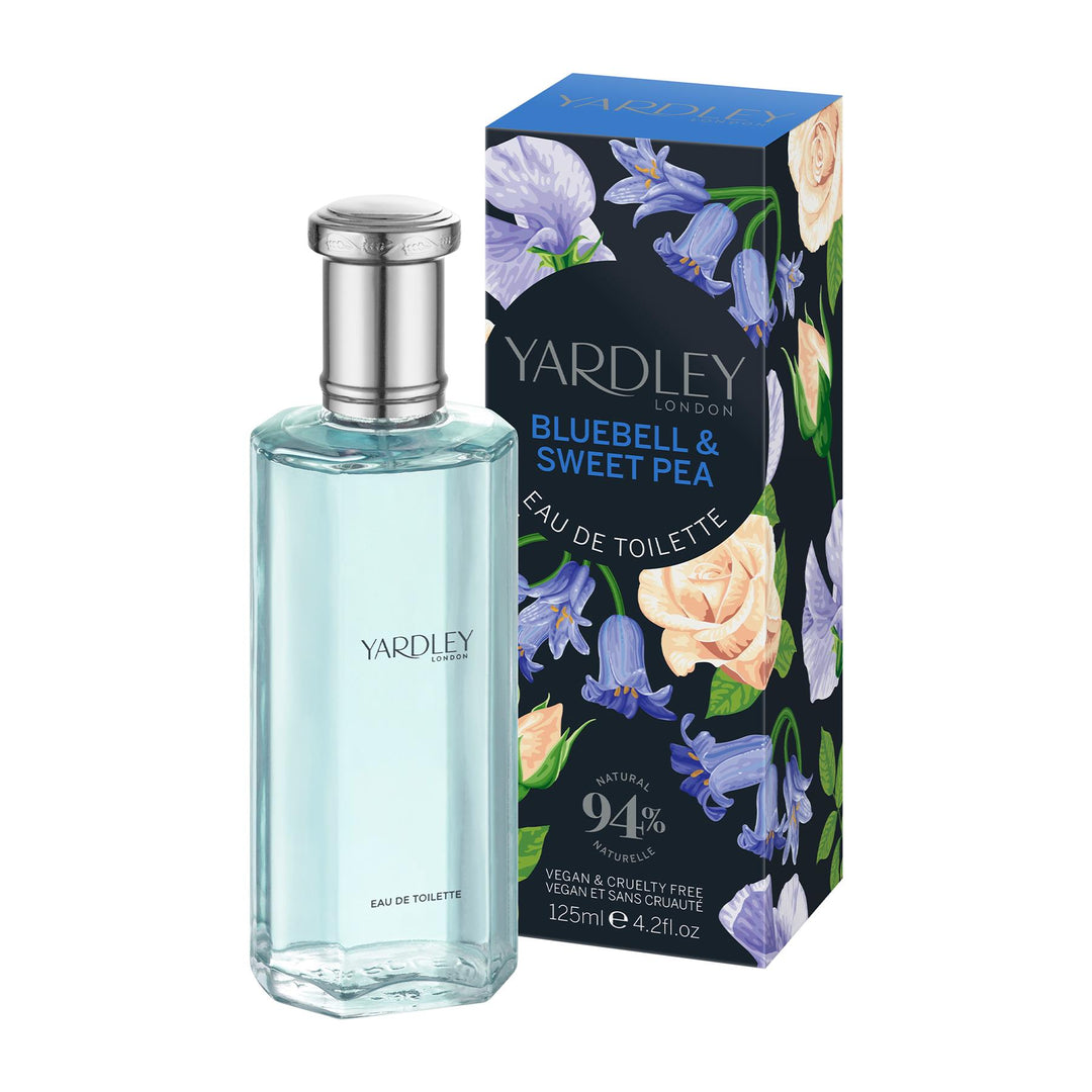 YARDLEY BLUEBELL AND SWEETPEA 125ML EDT SPRAY