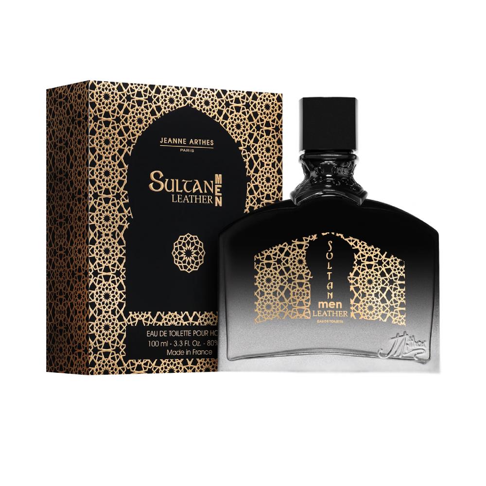Jeanne Arthes Sultan Leather Eau de Toilette 100 ml – Men’s Spicy Leather Fragrance