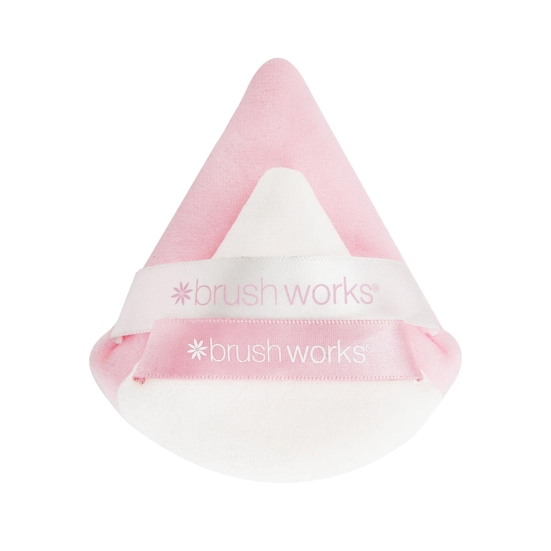 Brushworks Triangular Powder Puff Duo