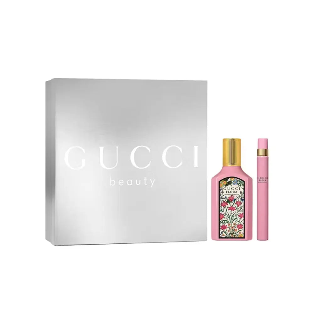 Gucci Flora Gorgeous Gardenia Eau de Parfum Gift Set 50ml + 10ml Travel | Beauty-Scent UK