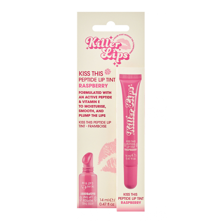Killer Lips Kiss This Peptide Lip Tint - Raspberry
