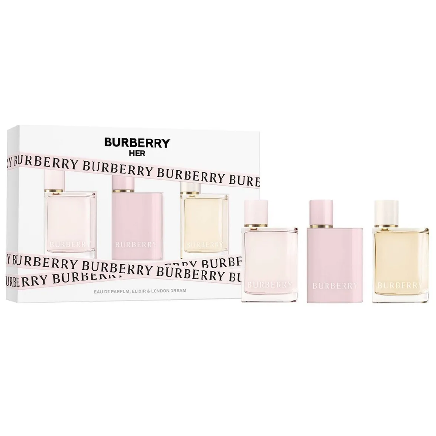 Burberry Her Eau De Parfum Miniatures Gift Set 3 x 10ml