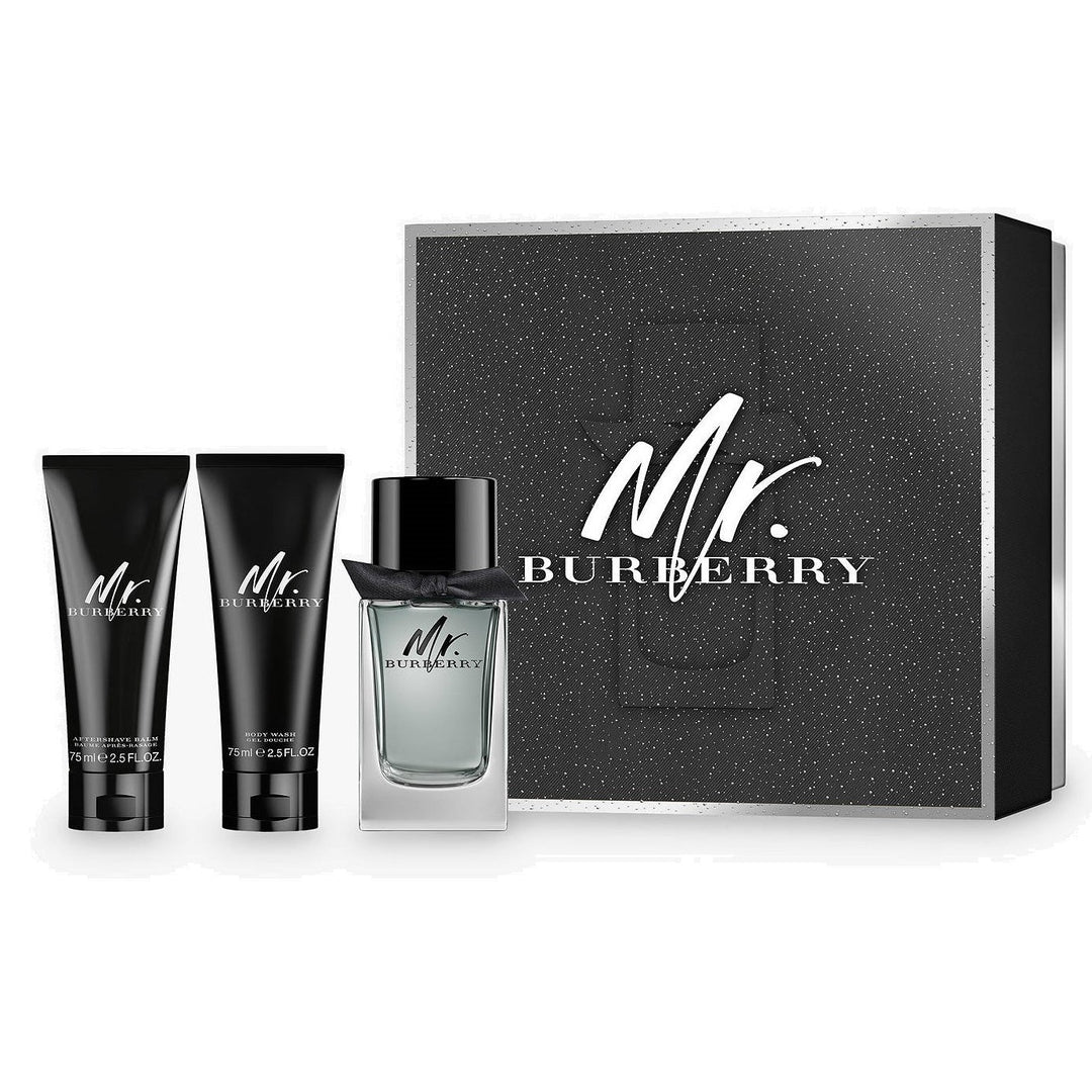 Burberry Mr Burberry EDT 100ml & ASB 75ML & SG 75ML Gift Set