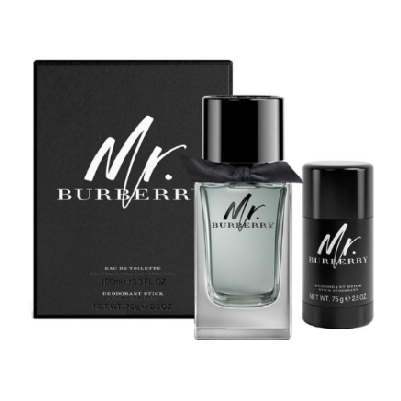 Burberry Mr Burberry EDT 100ml & Deodorant Stick 75g Gift Set