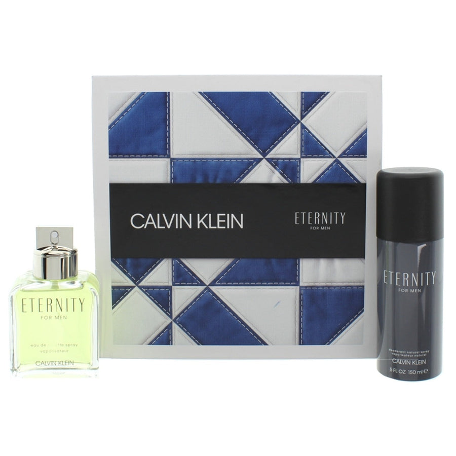 Calvin Klein Eternity For Men Eau De Toilette 100ml & Body Spray 150ml Gift Set