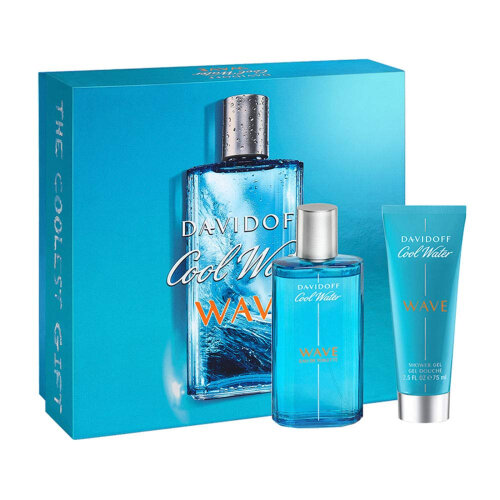 Davidoff Cool Water Wave Mens Eau De Toilette 75ml Gift Set