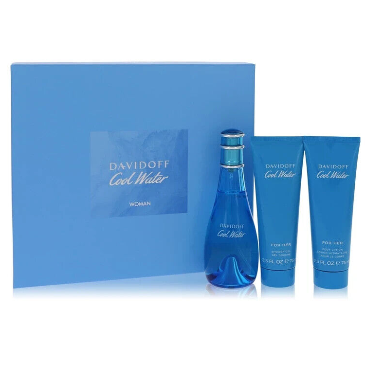 Davidoff Cool Water Women Eau De Toilette 100ml Gift Set