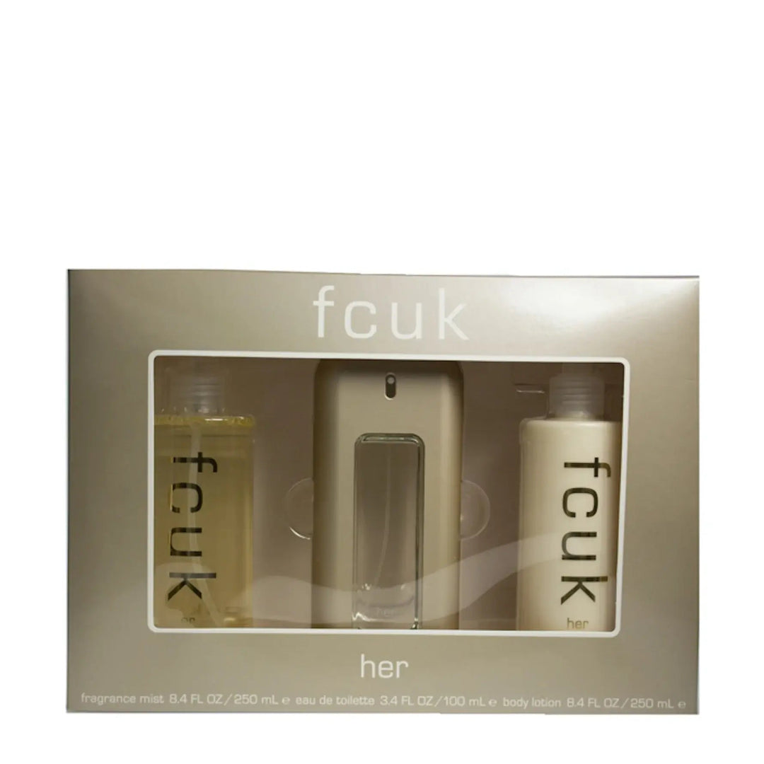 French Connection UK Fcuk Her Eau De Toilette 100ml Gift Set