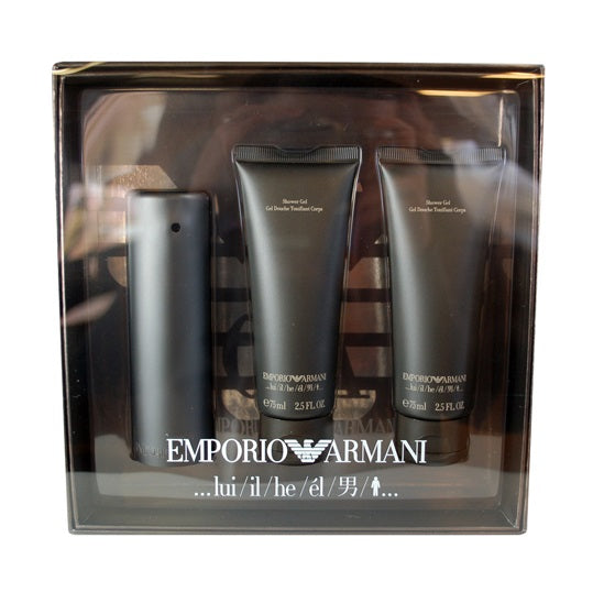 Giorgio Armani Emporio Gs 50ml EDT & 2X75ml SG