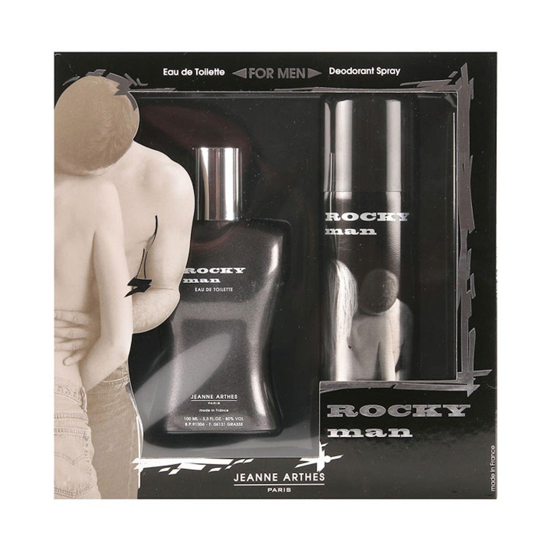 Jeanne Arthes Rocky Man Eau De Toilette 100ml Gift Set