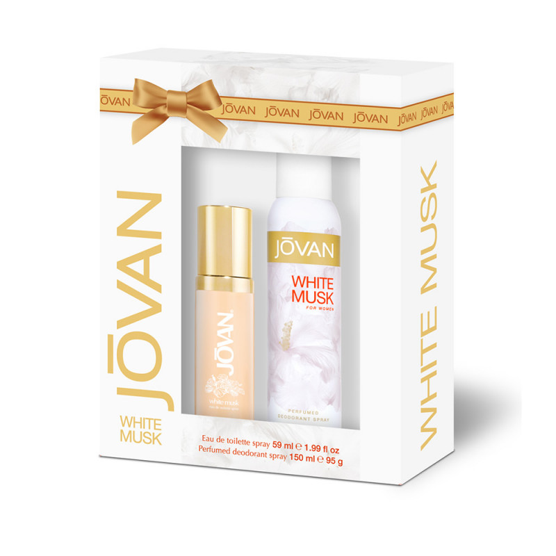 Jovan White Musk For Her Eau De Toilette 59ml Gift Set