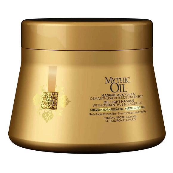 L'Oreal Professionnel Mythic Oil Masque 200ml - Normal to Fine Hair