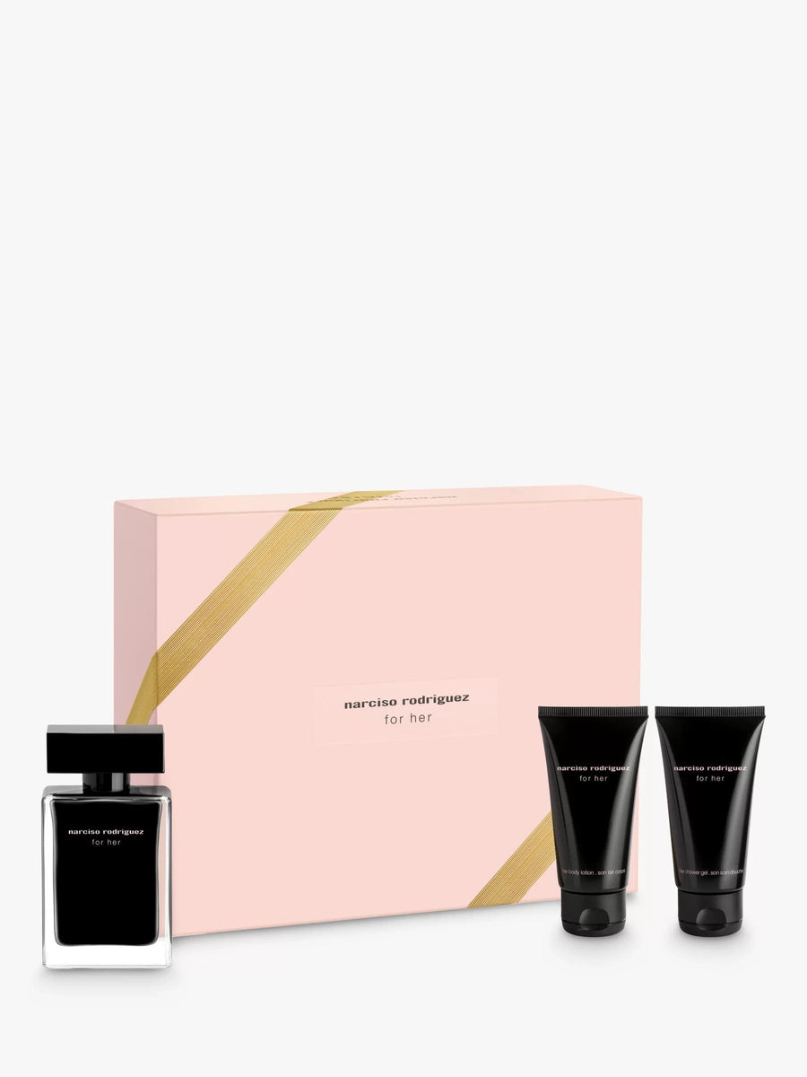 Narciso Rodriguez For Her Eau De Toilette 50ml & 50ml Body lotion & SG 50ML Gift Set