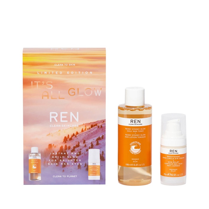 REN Clean Skincare It's All Glow Skin And Eye Gift Set