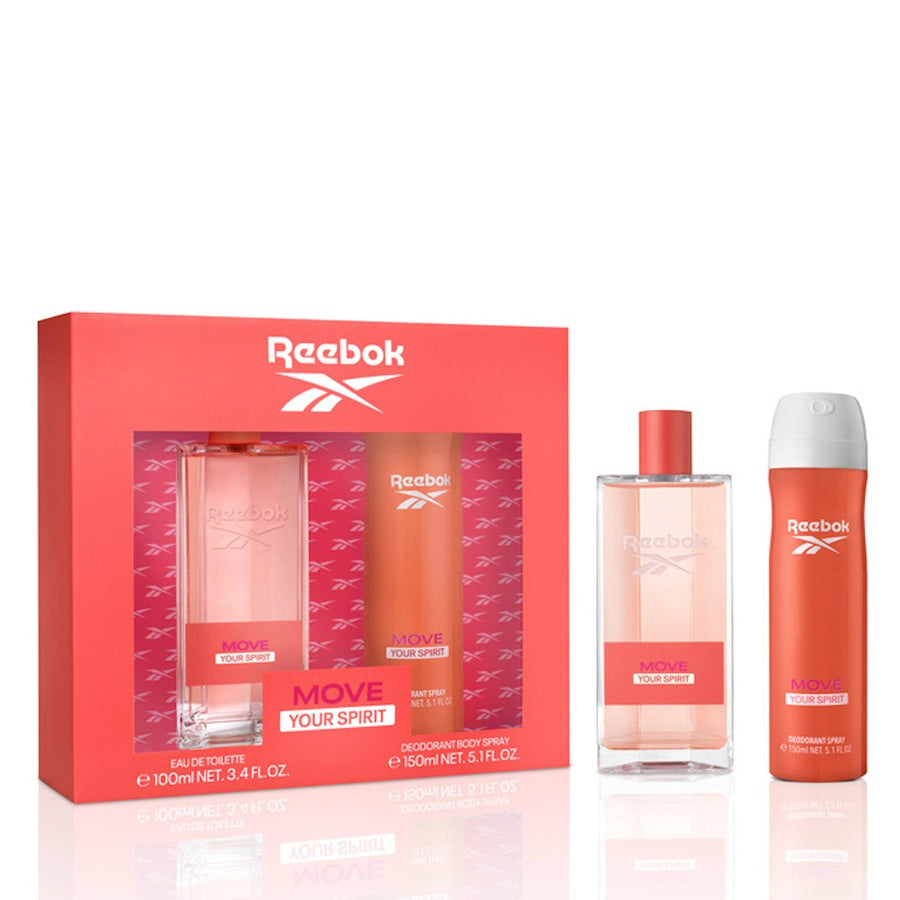 Reebok Move Your Spirit Women's Eau De Toilette 100ml Gift Set