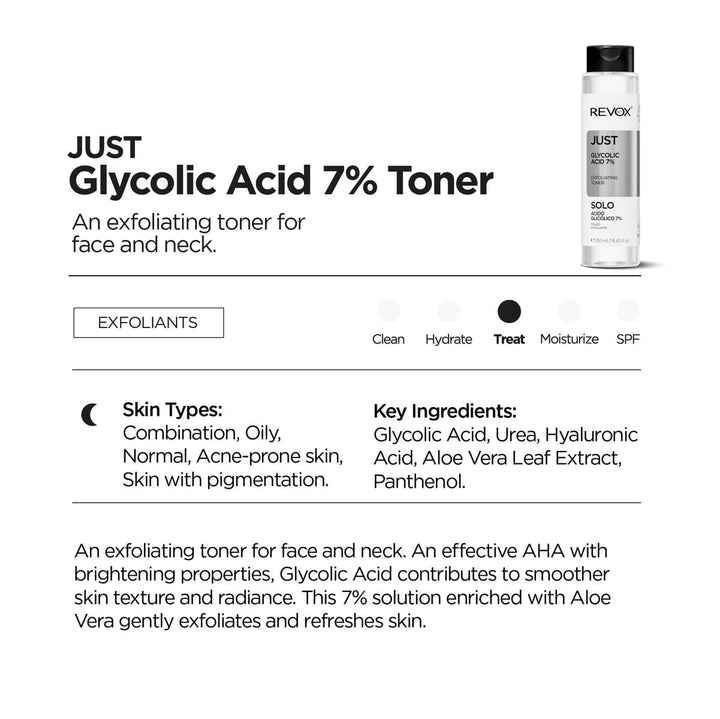 Revox B77 Just Glycolic Acid 7% Toner 250ml