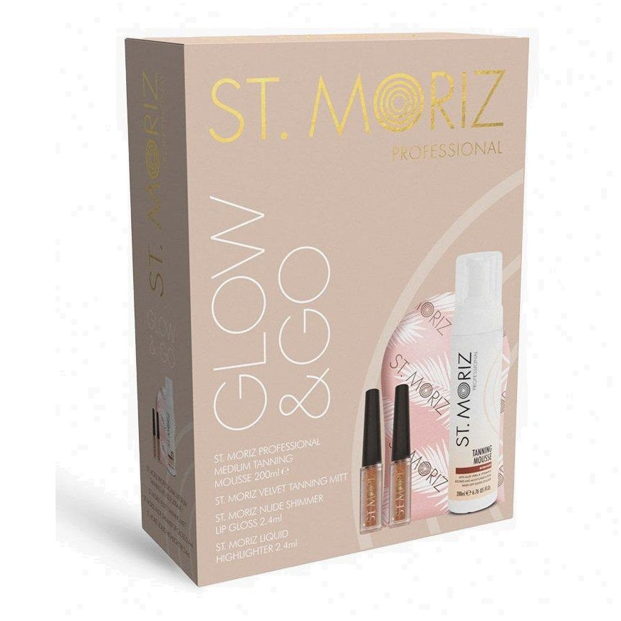 St Moriz Professional Glow & Go Tanning Set