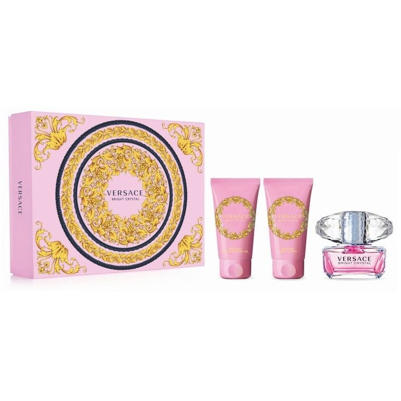 Versace Bright Crystal Eau De Toilette 50ml Gift Set