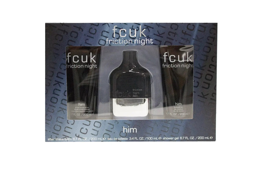 fcuk Friction Night Him Eau De Toilette 100ml Gift Set